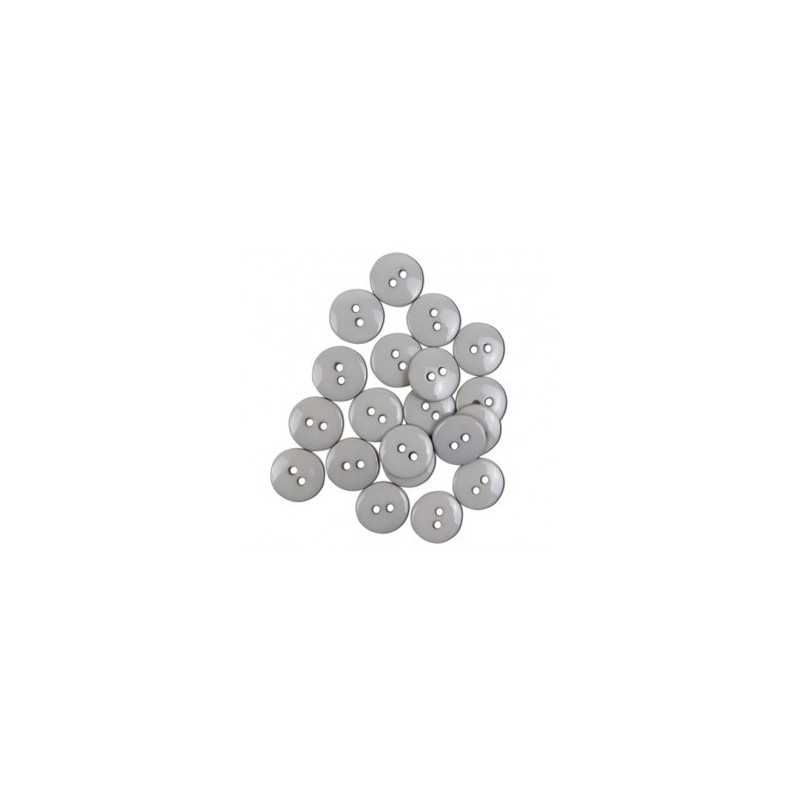 Sortido Botoes Colors 15 mm (20 unds.) by Efco - Grey
