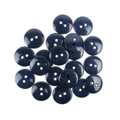 Sortido Botoes Colors 15 mm (20 unds.) by Efco - Dark Blue