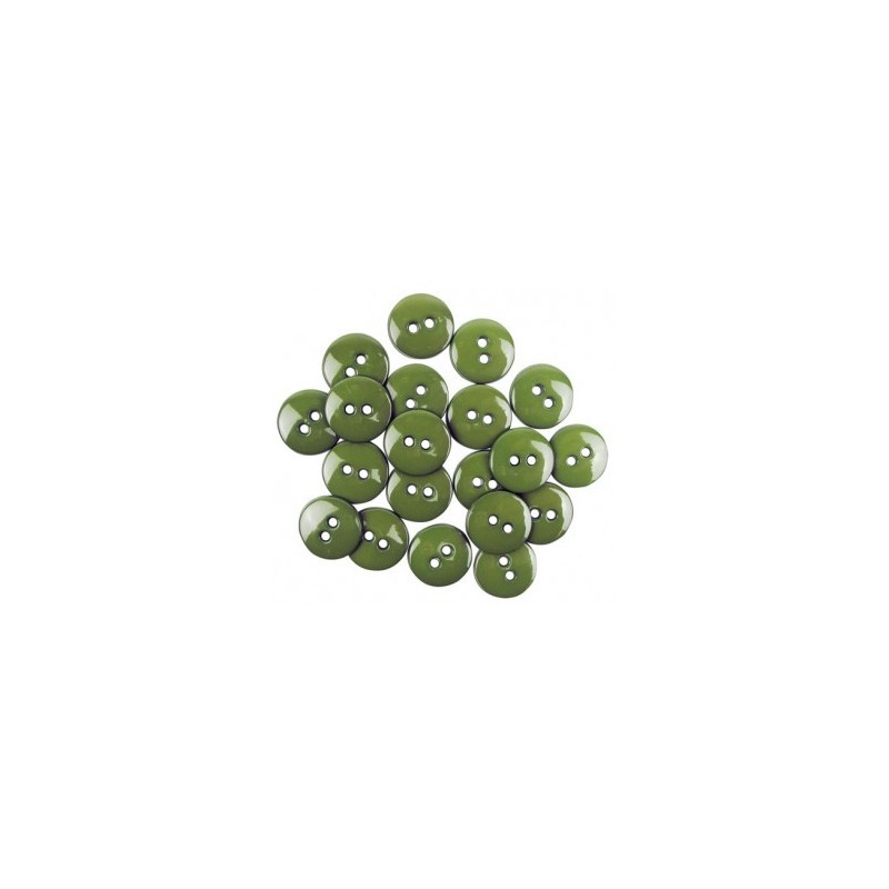 Sortido Botoes Colors 15 mm (20 unds.) by Efco - Olive