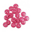 Sortido Botoes Colors 15 mm (20 unds.) by Efco - Bright Pink