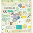 Stickers 3D 12x12 cm (40 unds.) by Prima Marketing - Chipboard Pieces 'Free Spirit'