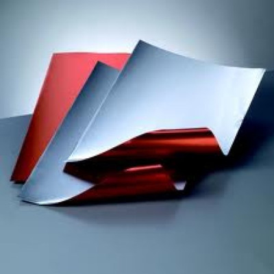 Folha de Alumínio 20x30 cm 0,15 mm (3 unds.) by Efco - Vermelho e Prata