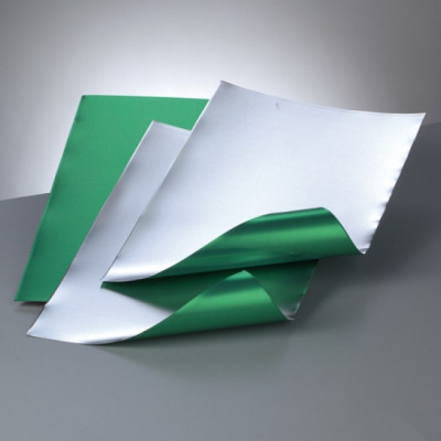 Folha de Alumínio 20x30 cm 0,15 mm (3 unds.) by Efco - Verde e Prata