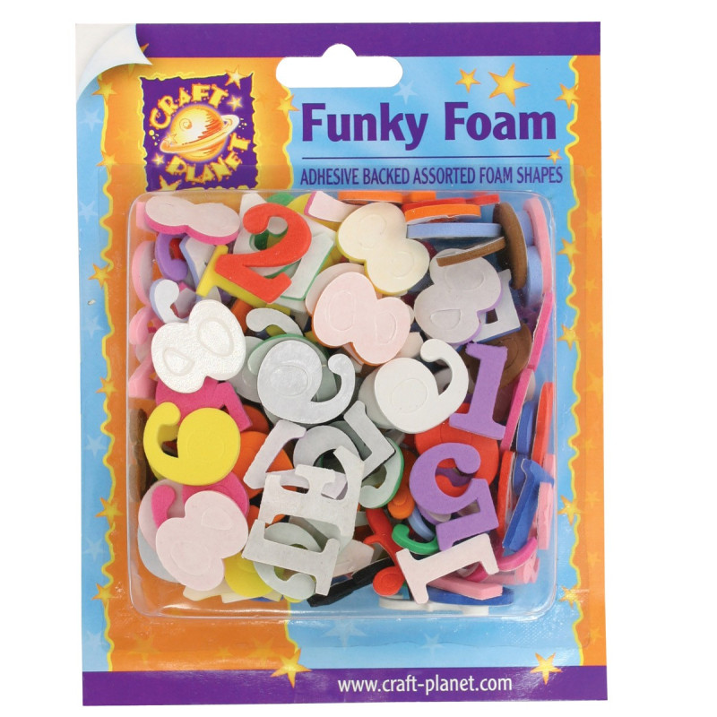 Blister Goma EVA Adesiva Números by Craft Planet
