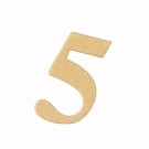 Número Cartão "5" 4cm by Efco