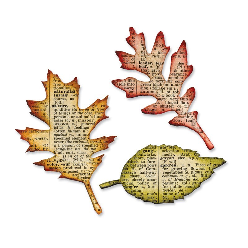 Sizzix Cortante Bigz - Tattered Leaves by Tim Holtz