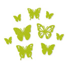 Sticker felt butterflies assorted turquoise 20 / 3