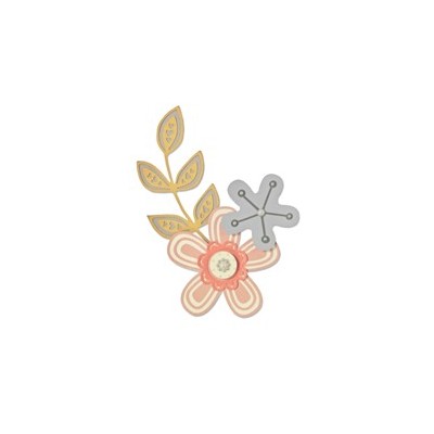 Sizzix Cortante Thinlits Intricate Garden Flowers (5 unds.) by Debi Potter