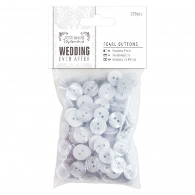 Pearl Buttons (200pcs) - Wedding