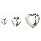 Decorative stone acrylic facet Set hearts 8 12 18m