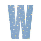 Letter W for decorations 5,5" by Rico Design