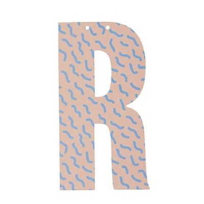 Letra R para decoraciones 14 cm by Rico Design