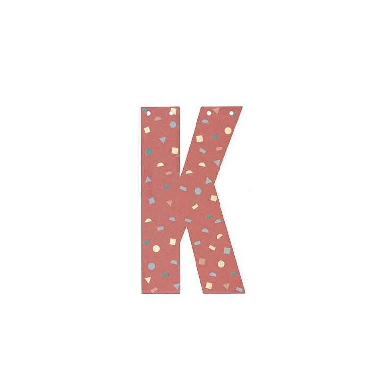 Letter K for decorations 5,5" by Rico Design