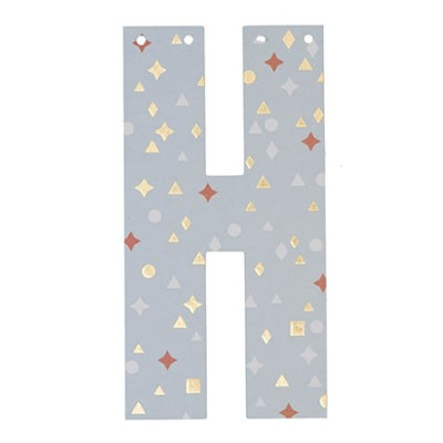 Letter H for decorations 5,5" by Rico Design