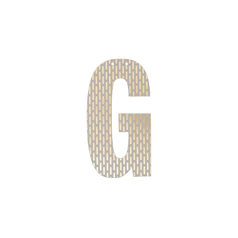 Letra G para decoraciones 14 cm by Rico Design