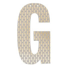 Letra G para decoraciones 14 cm by Rico Design