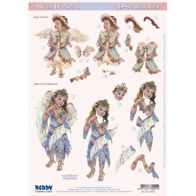 Angel Whispers Die Cut Figurines by Reddy