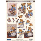 Meadow Cottage Bears Die Cut Figurines by Reddy