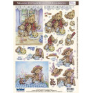 Figuras Precortadas Meadow Cottage Bears by Reddy