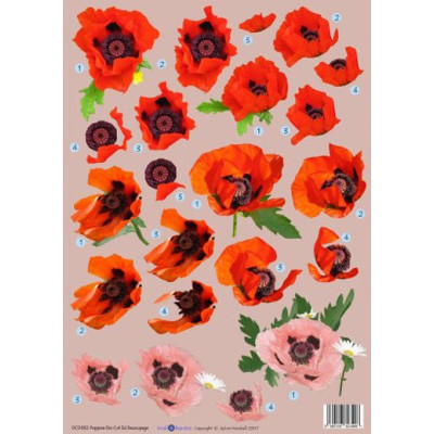 Flowers Die Cut Figurines by Reddy