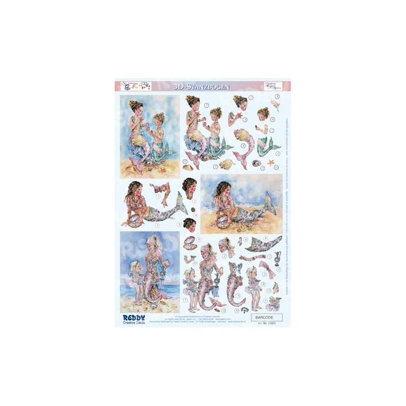 Dream Tide Die Cut Figurines by Reddy