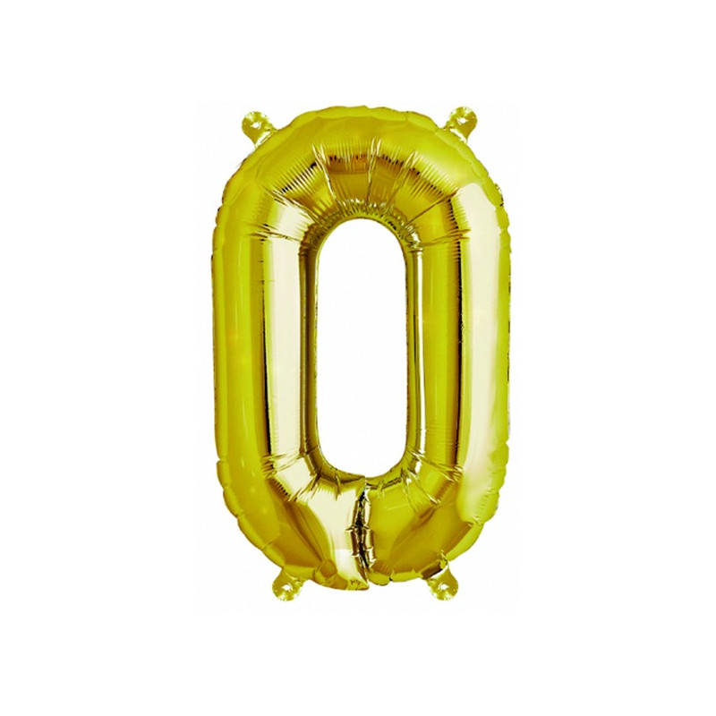Foil Balloon Gold Letter O by Rico Design