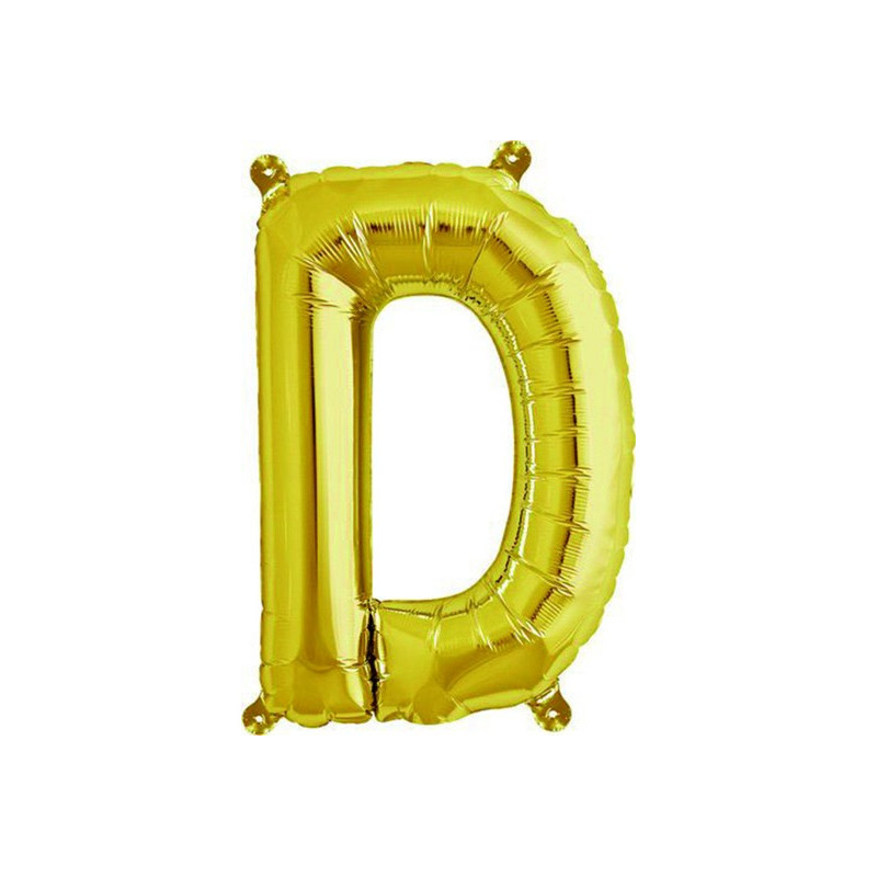Balão Foil Letra D Dourado by Rico Design