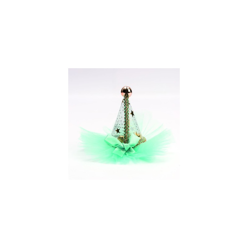 Mini Mint Green Party Hat by Rico Design