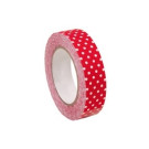 Red Fabric Tape w/ Dots by Rico Design