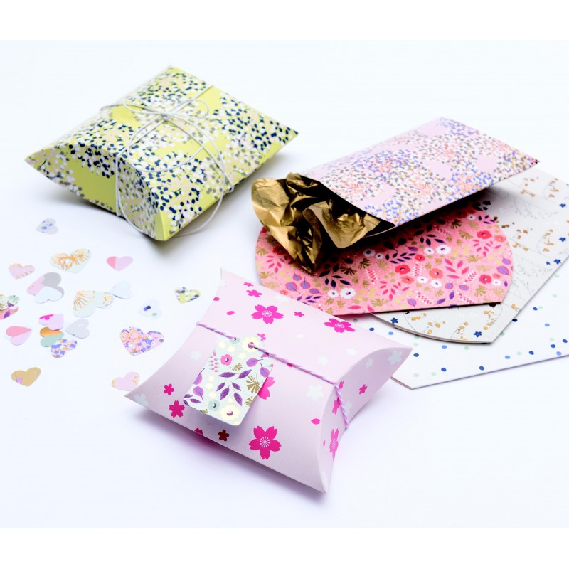 Set of 6 Gift Boxes Floral by Rico Design Set of 6 Gift Boxes Floral by Rico Design