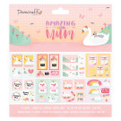 Pre-cut Sheet Pad 8" x 8" Amazing Mum by Dovecraft