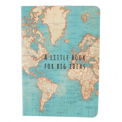 Pocket Notebook Vintage Map