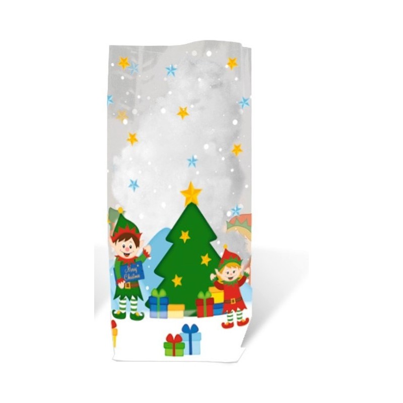 Set of 10 Candy Bags Large Elves
