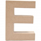 Letra Cartón "E" 17 cm