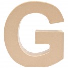 Letra de Cartón "G" 17 cm