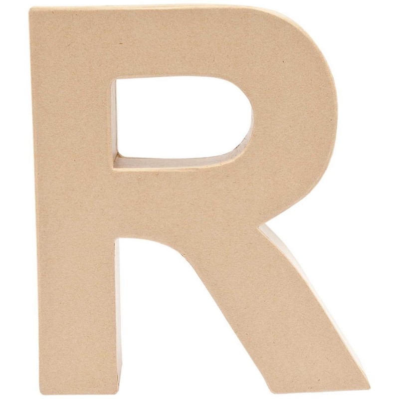 Letra de Cartón "R" 17 cm
