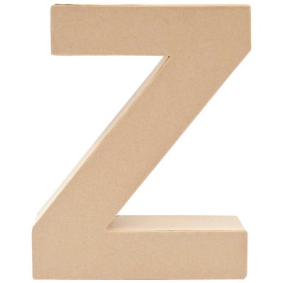 Letra de Cartón "Z" 17 cm