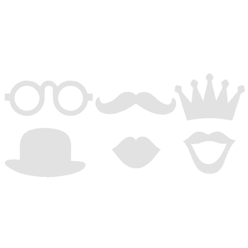 Set of 6 Cardboard Masks