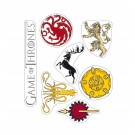 Conj. 2 Hojas c/ Pegatinas Adhesivas Game of Thrones