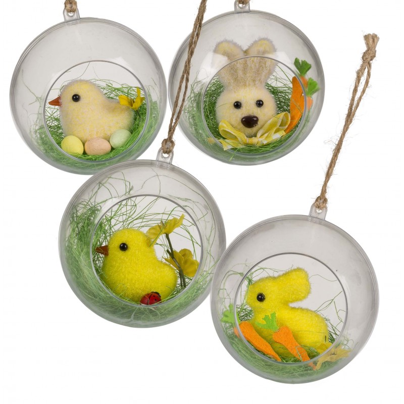 Bola de Plástico Decorativa p/ Colgar