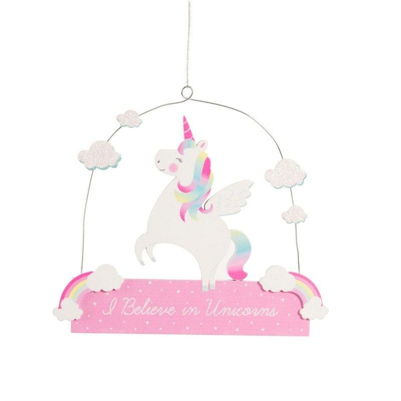 Plato Decorativo p/ Colgar Unicornio