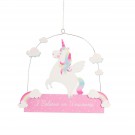 Hanging Plaque Unicorn
