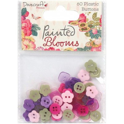 Buttons Painted Blooms