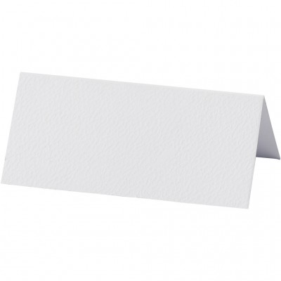 Set of 10 White Cards/Table...