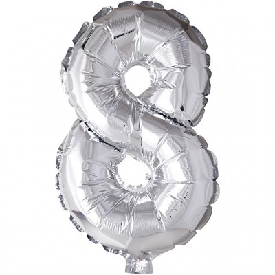 16" Silver Balloon - 8