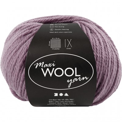 125 m Wool Yarn - Lavander