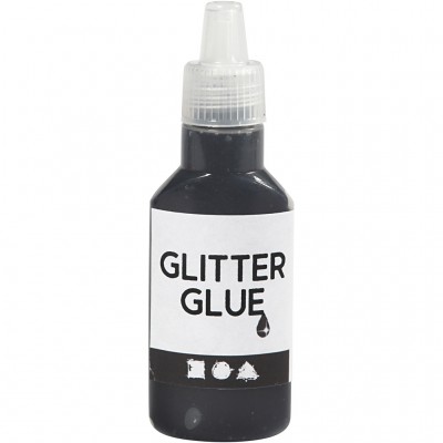 Tinta Glitter 25 ml - Preto