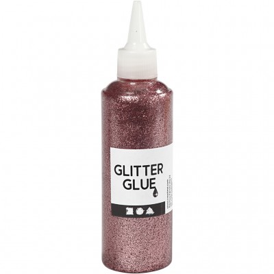 118 ml Glitter Glue - Rose