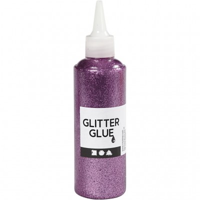 118 ml Glitter Glue - Lilac