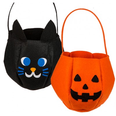 Cesta de Halloween en Fieltro